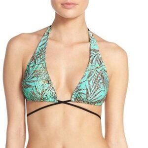 NEW L*Space Pools & Palms Lexie Bikini Swim Top M NWT